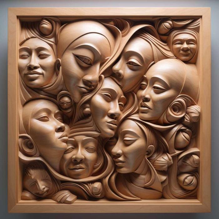 نموذج ثلاثي الأبعاد لآلة CNC 3D Art 